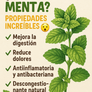 🍃 ¿Sabías esto de la Menta? Propiedades Increíbles 😮