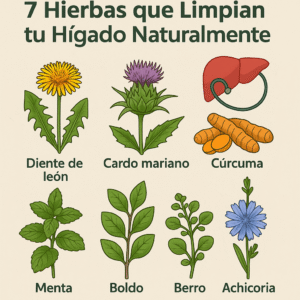 🌿 7 Hierbas que Limpian tu Hígado Naturalmente 🩺