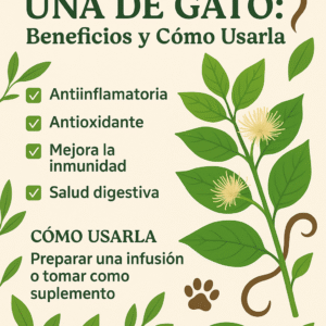 🌿 Uña de Gato: Beneficios y Cómo Usarla 🐾